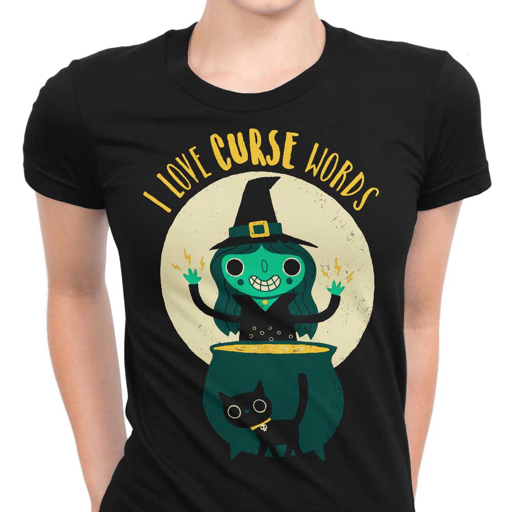 DinoMike's Women's 'I Love Curse Words' Stylish T-Shirts