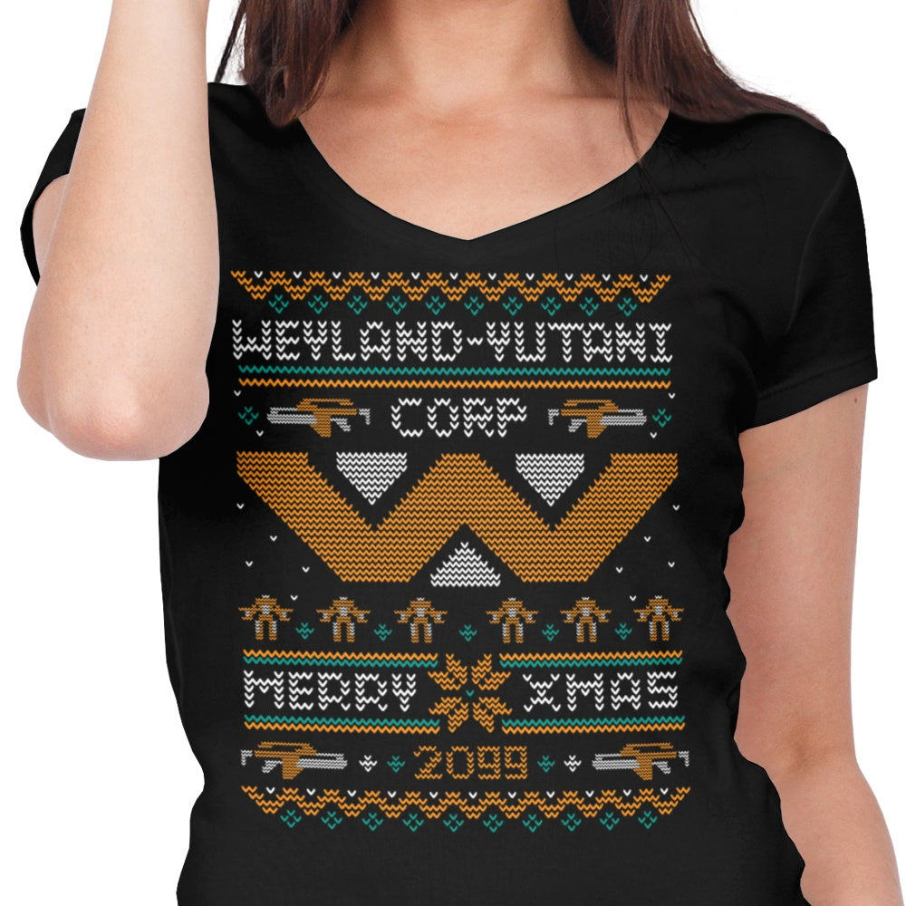 Stylish Women's Merry Xenomas V-Neck Top