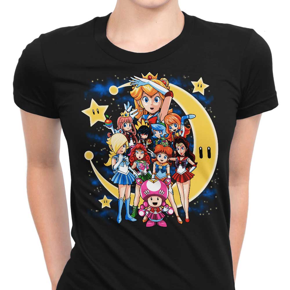 Prime Premne Design Women's Sailor Mushroom T-Shirts in Various Sizes