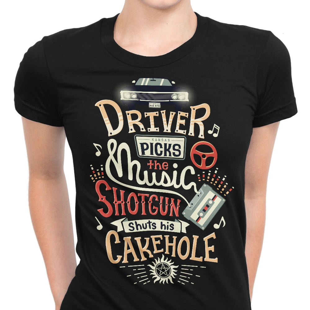 Stylish Women's Apparel - 'Driver Picks the Music' Collection