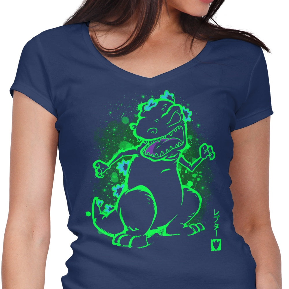 The Majestic Queen of the Ozone - Women's V-Neck T-Shirt