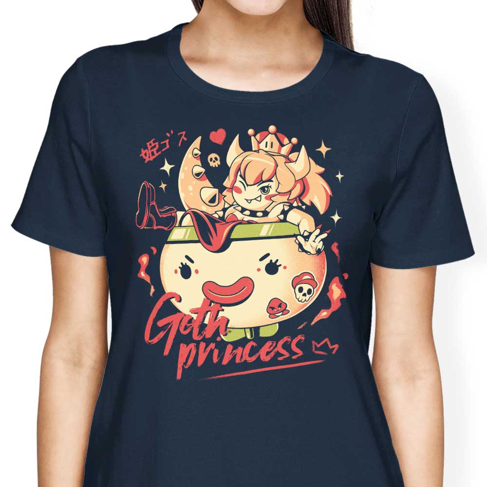 Stylish Goth Princess Women's Apparel - T-Shirts in Various Sizes