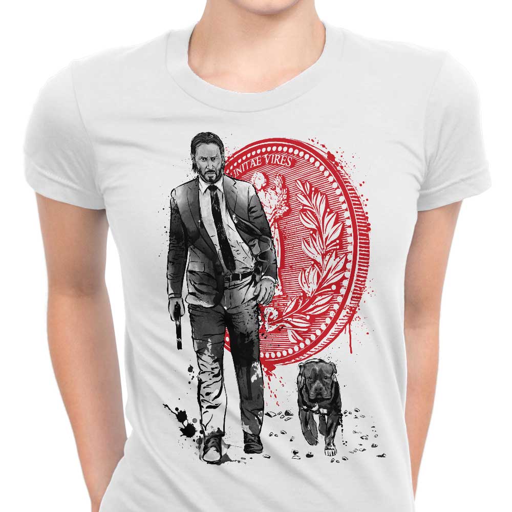 Women's 'Lone Hitman and Cub' Apparel by Dr. Monekers