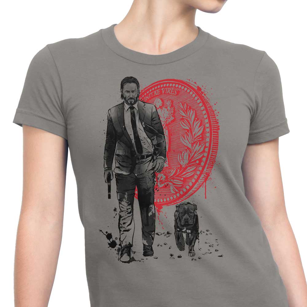 Women's 'Lone Hitman and Cub' Apparel by Dr. Monekers