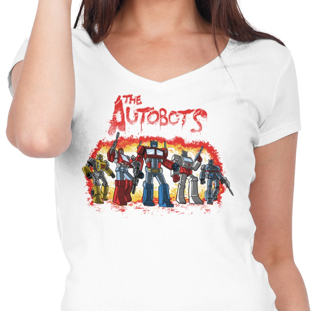 Zascanauta's Stylish Women's Autobots V-Neck Top