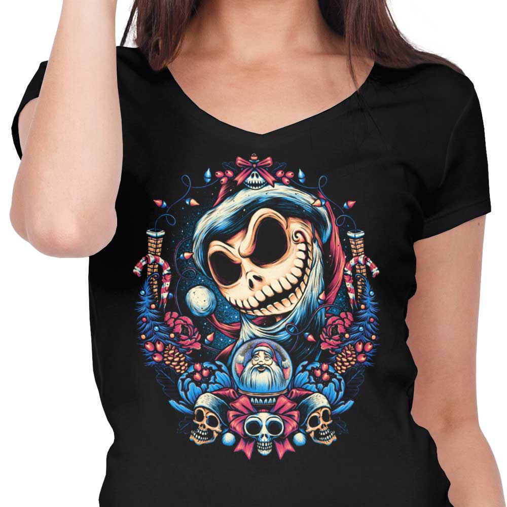 Gorgeous Women's V-Neck Christmas King Apparel