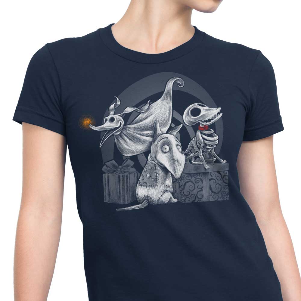 Eerie Dogs-themed Women's Clothing Apparel