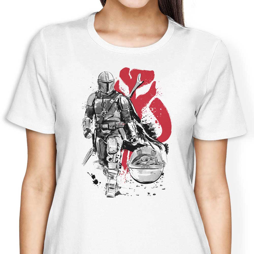 Dr. Monekers' Lone Hunter and Cup Women's Fashionable T - Shirts