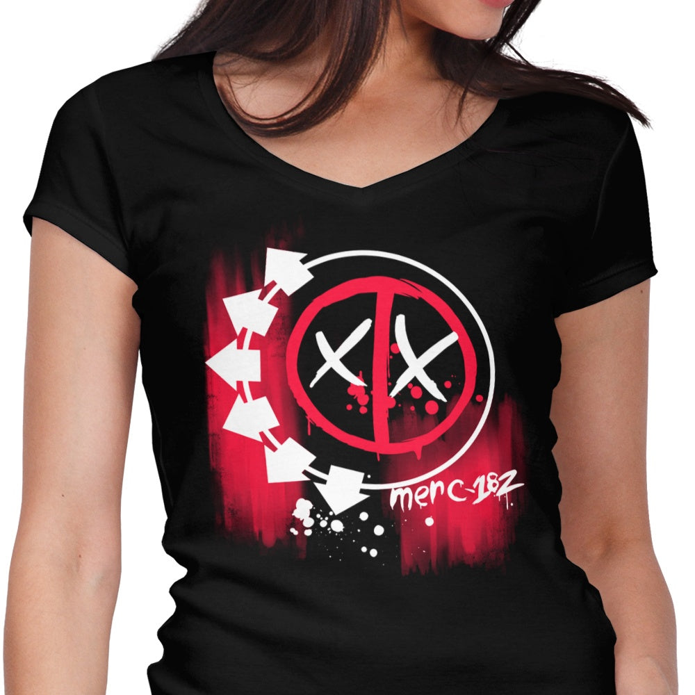 Merc-182 Women's Stylish V-Neck Top