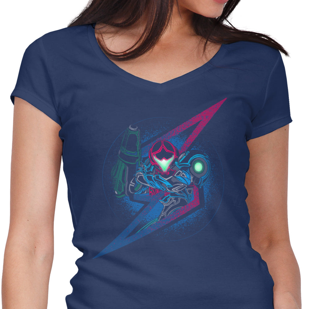 Women's V-Neck Tee - A Dreadful Symbol Design