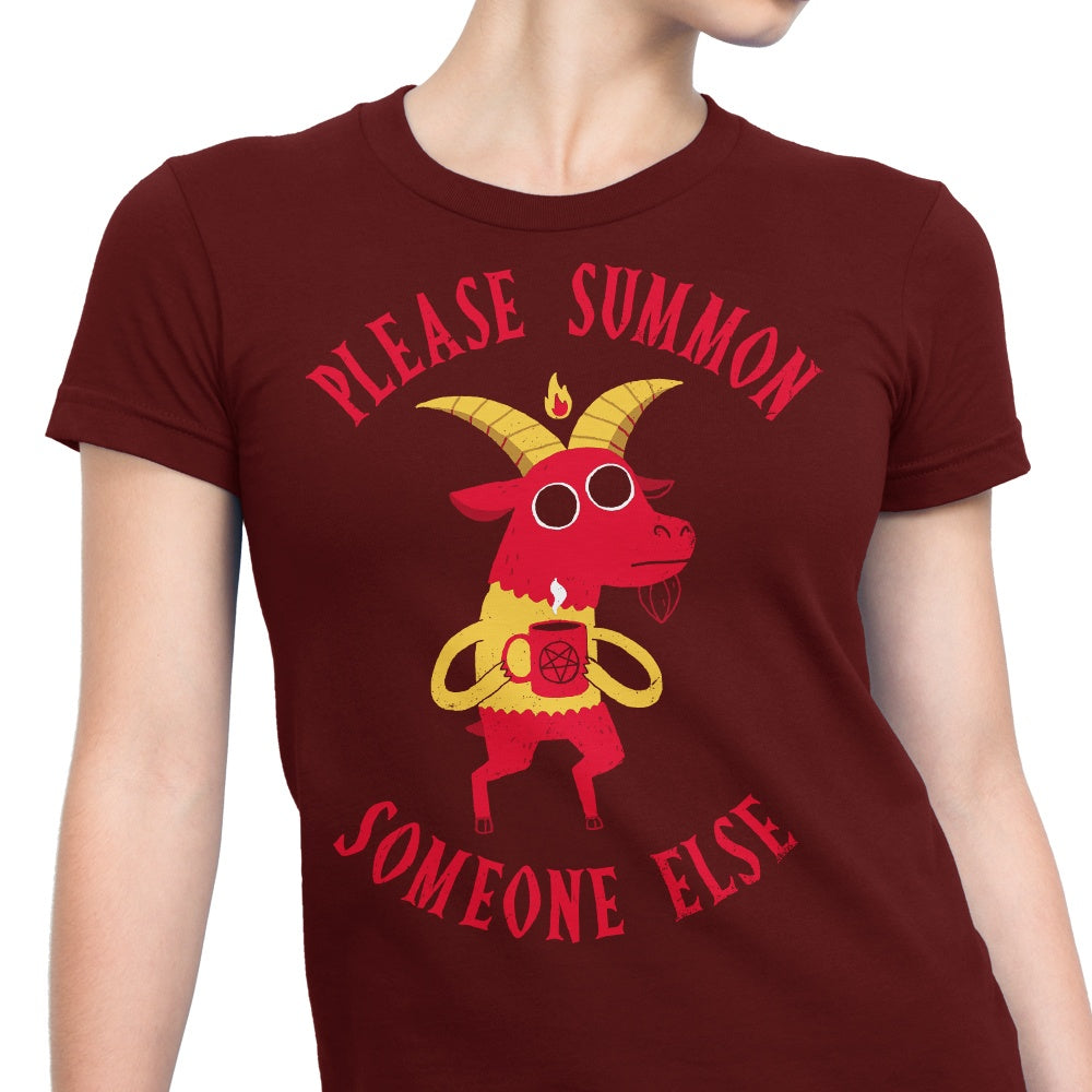 DinoMike's Women's Fashionable Summon Someone Else Apparel