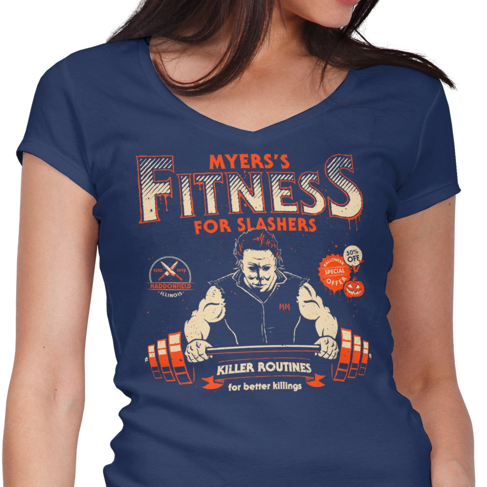 Myers Fitness Women's V-Neck Athletic Top
