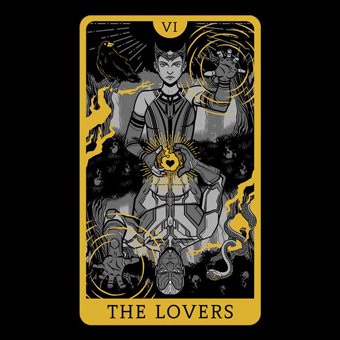 Tarot - The Lovers Design Women's Clothing Apparel