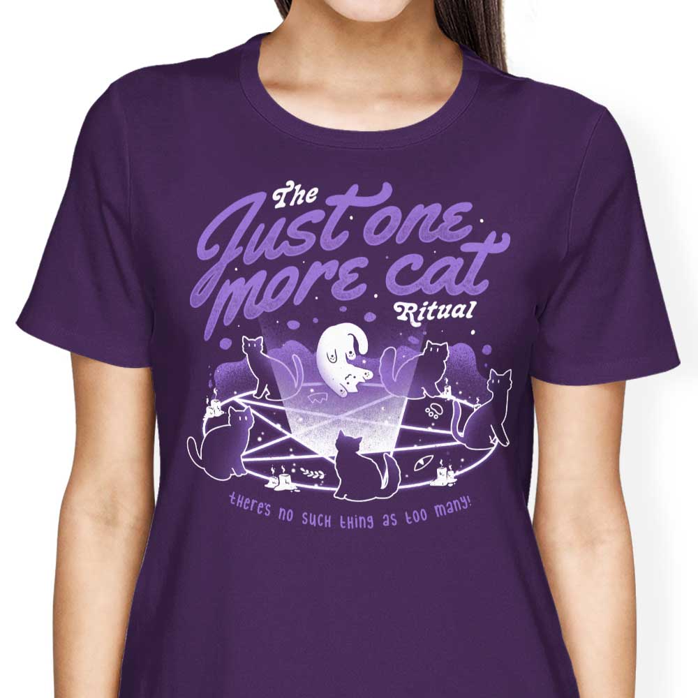 Just One More Cat Women's Clothing Apparel