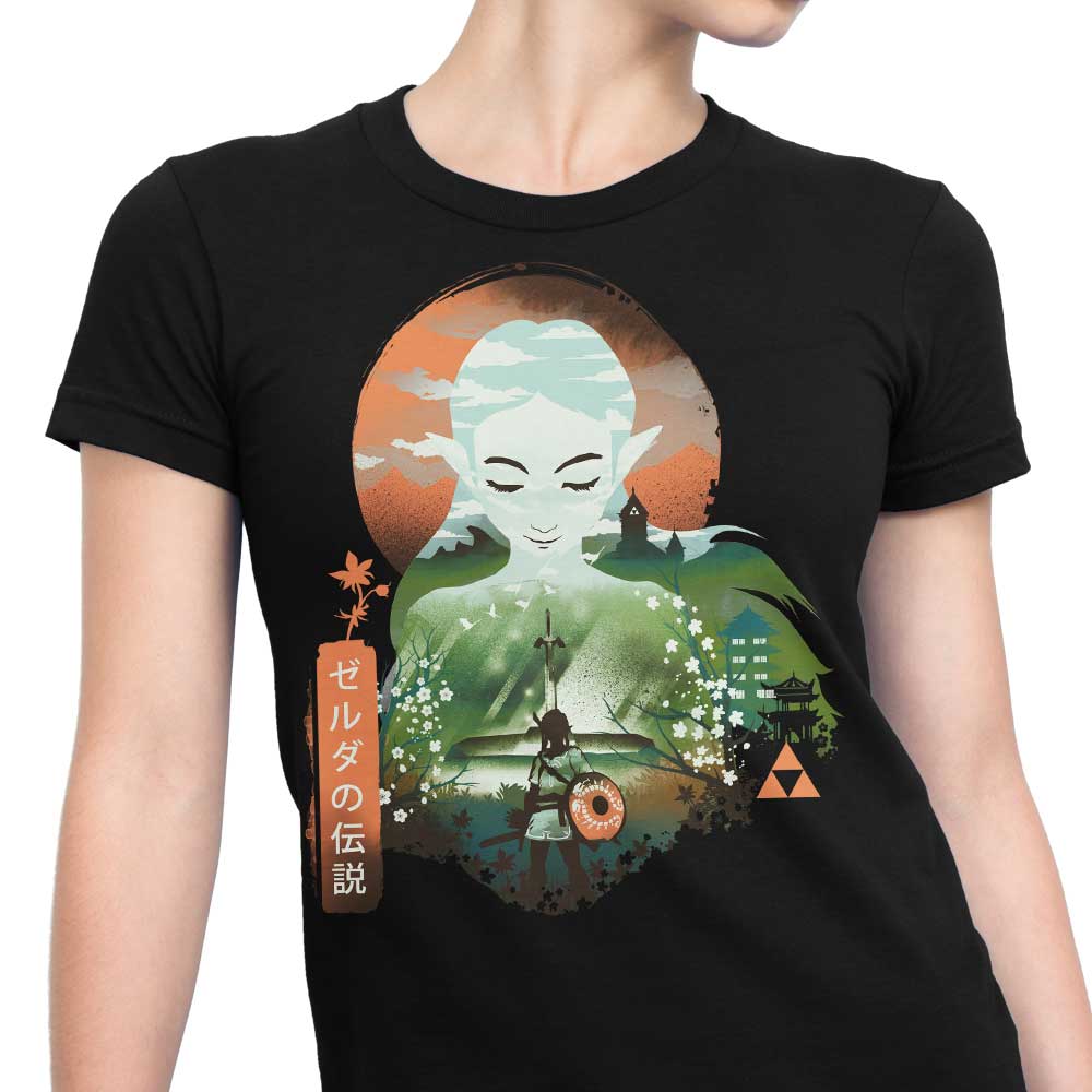 Ukiyo-e Inspired Women's Fashion Apparel - T-Shirts and Premium T-Shirts