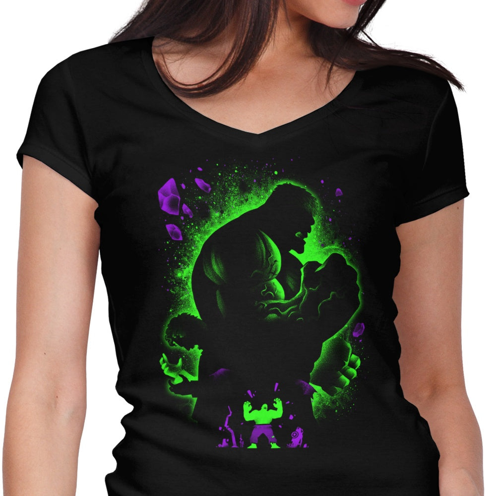 Women's Stylish Green V-Neck from Alemaglia - The Green Monster