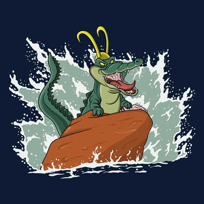 The Little Alligator Women's Fashion Apparel - T-Shirts and Premium T-Shirts