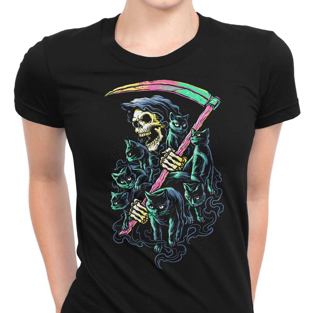 Women's Apparel - 7 Deadly Cats Collection by Glitchygorilla