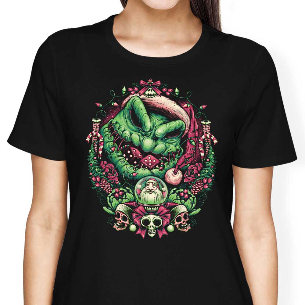 Glitchygorilla's Christmas Boogeyman Women's Clothing Collection - T-Shirts and Premium T-Shirts