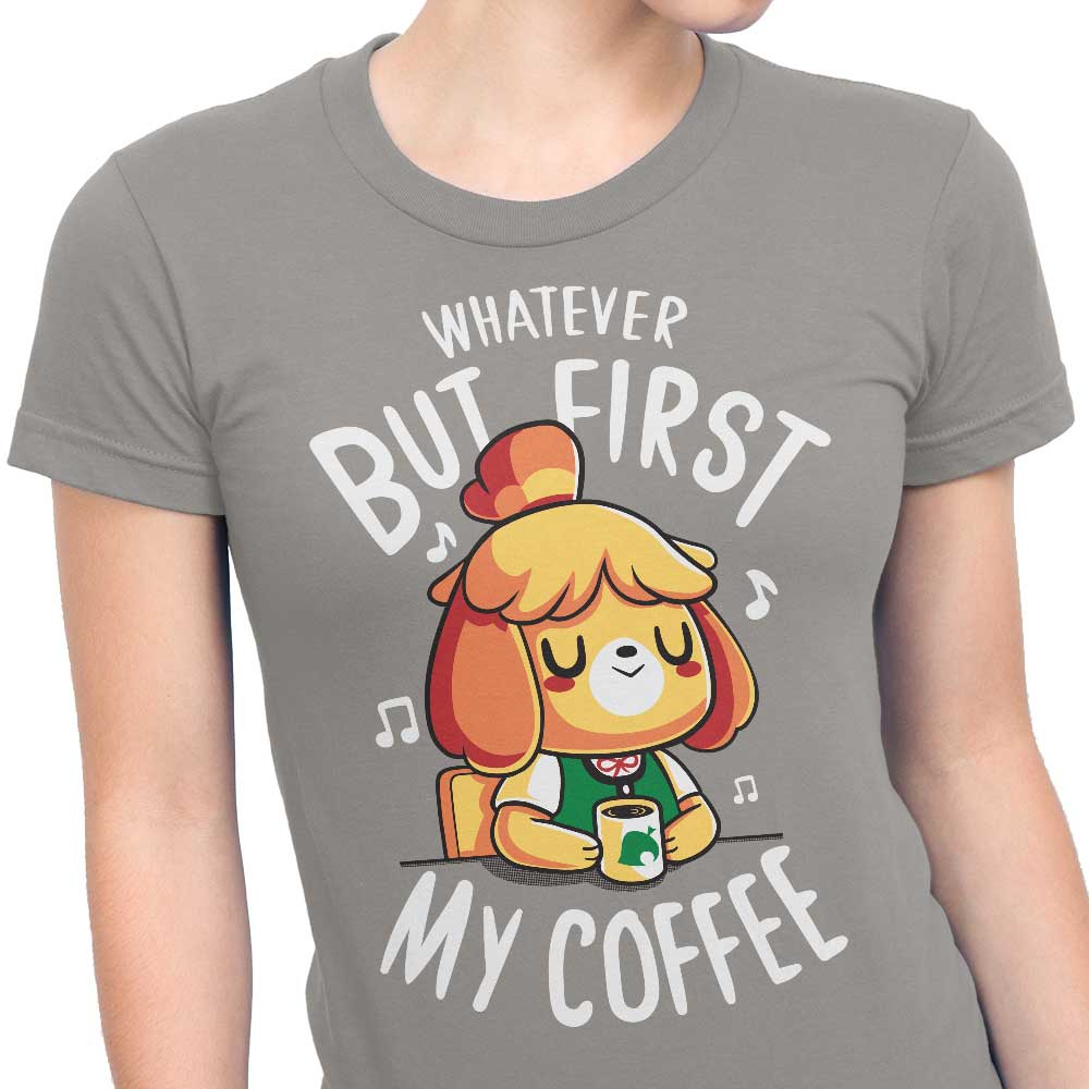 First My Coffee Women's Fashion Apparel - T-Shirts and Premium T-Shirts