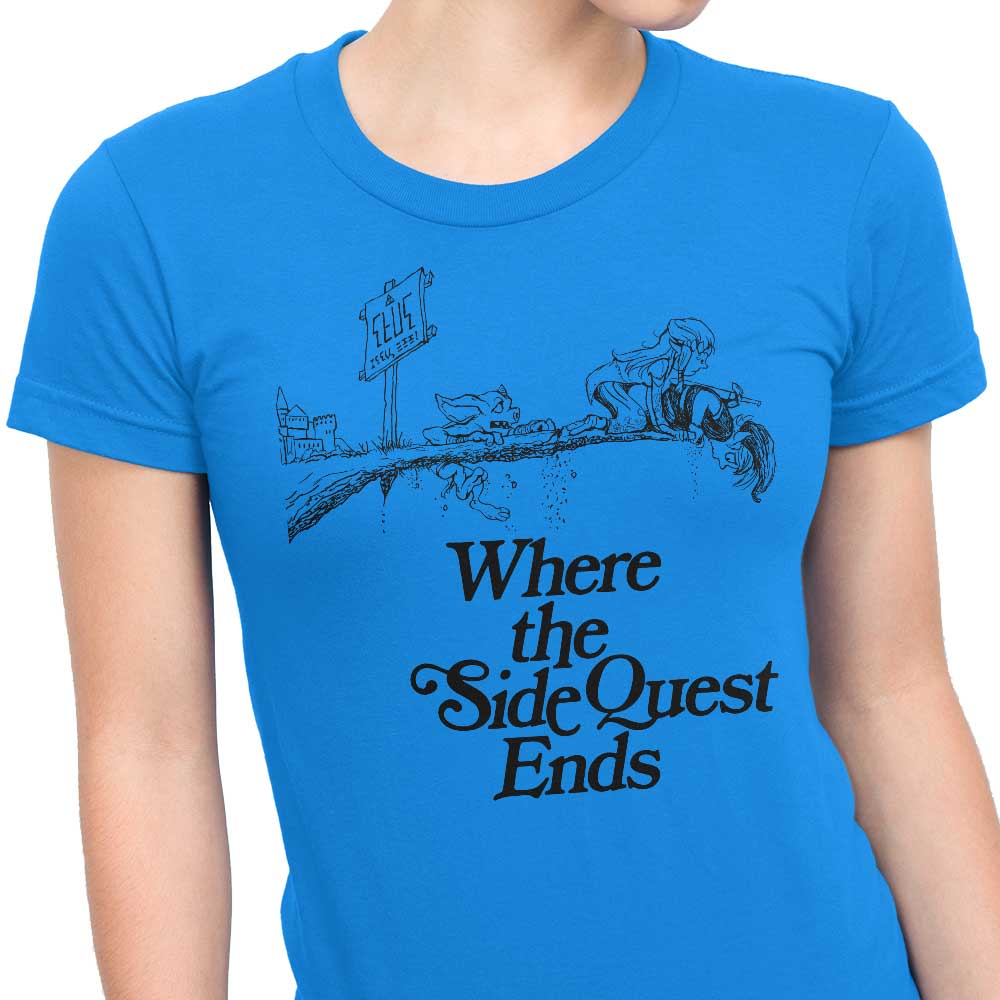 DJKopet's 'Where the Side Quest Ends' Women's Stylish Apparel