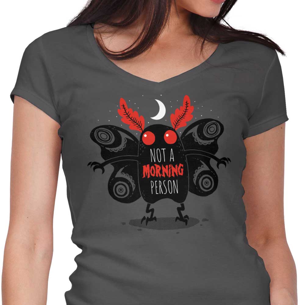 Women's Comfortable V-Neck T-Shirt for Non-Morning People