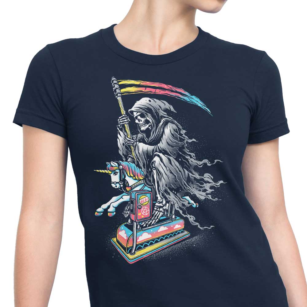 Glitchygorilla's Women's Apparel: Death Enjoying Life T-Shirts