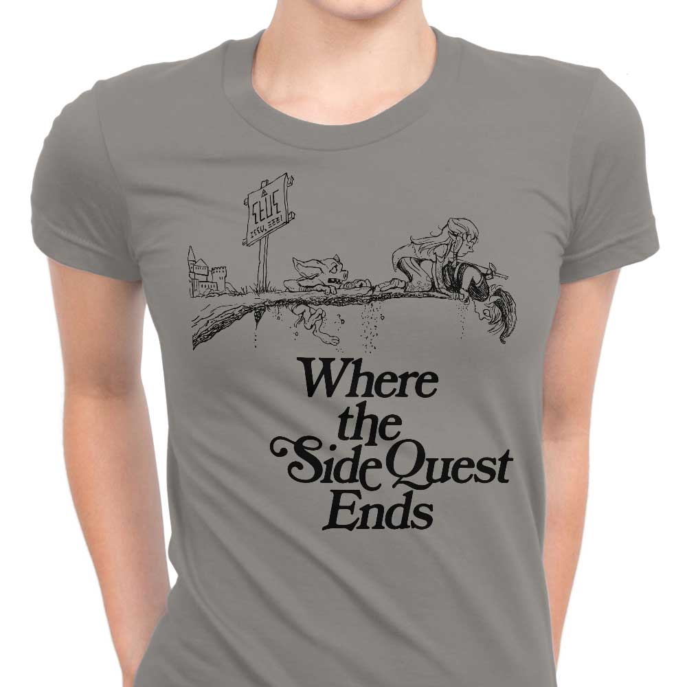 DJKopet's 'Where the Side Quest Ends' Women's Stylish Apparel