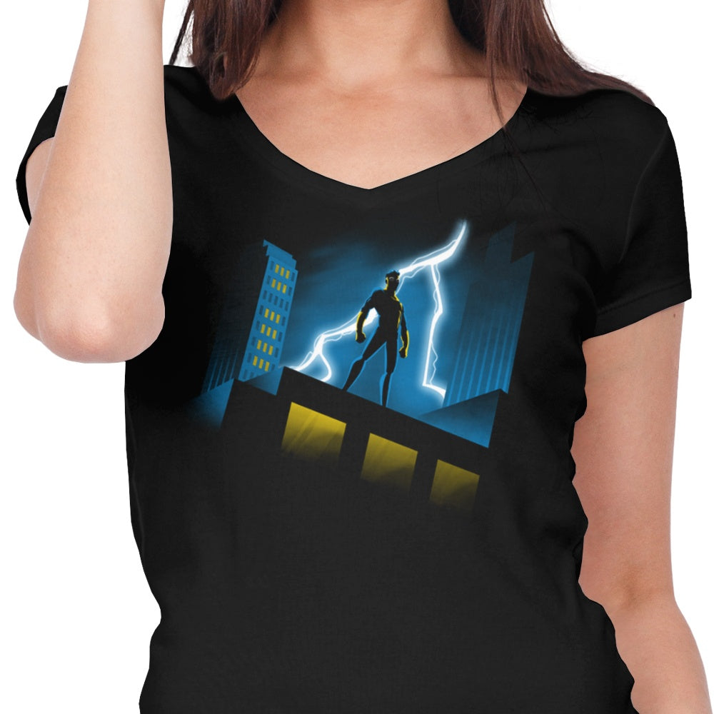 Women's V-Neck T-Shirt from the Hero Animated Series