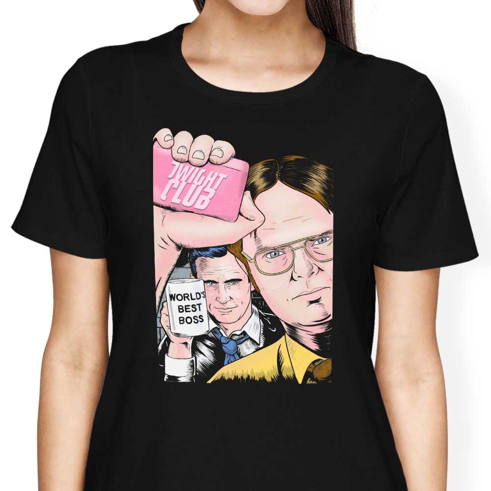 MarianoSan's Dwight Club - Stylish Women's T-Shirts in Various Sizes