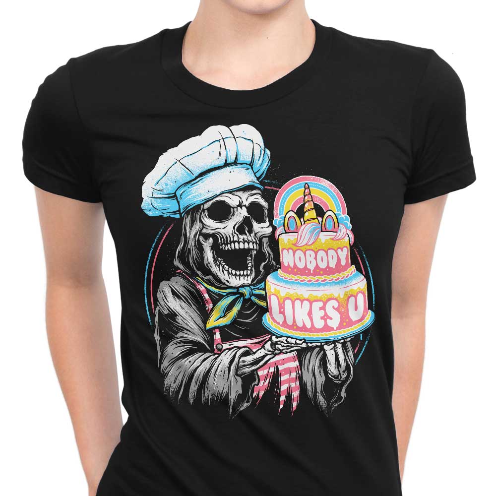 Glitchygorilla's Doom Cake Women's Fashionable T - Shirts