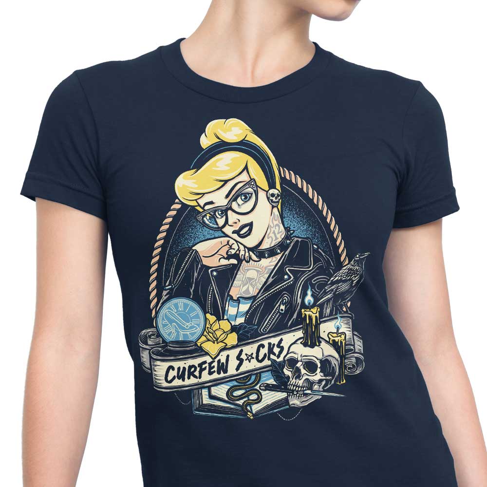 Momma Gorilla's 'Curfew Sucks' Women's Fashionable T-Shirts
