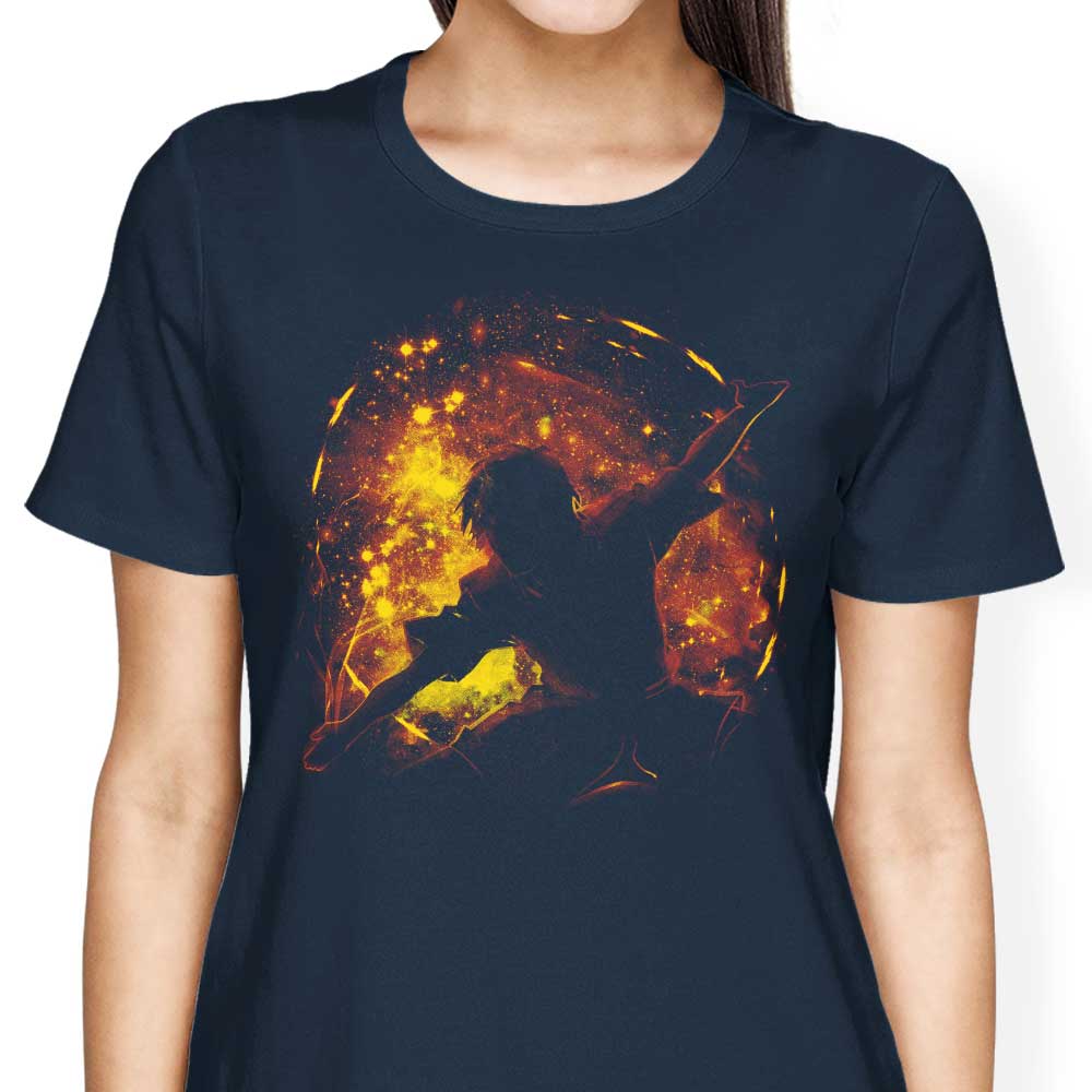 Kharmazero's Space Flame - Stylish Women's Cotton T-Shirts