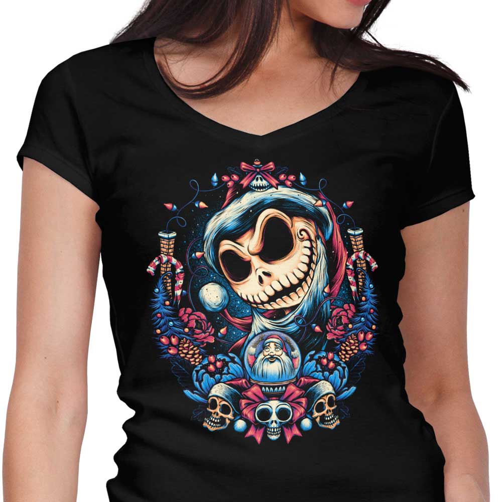Gorgeous Women's V-Neck Christmas King Apparel