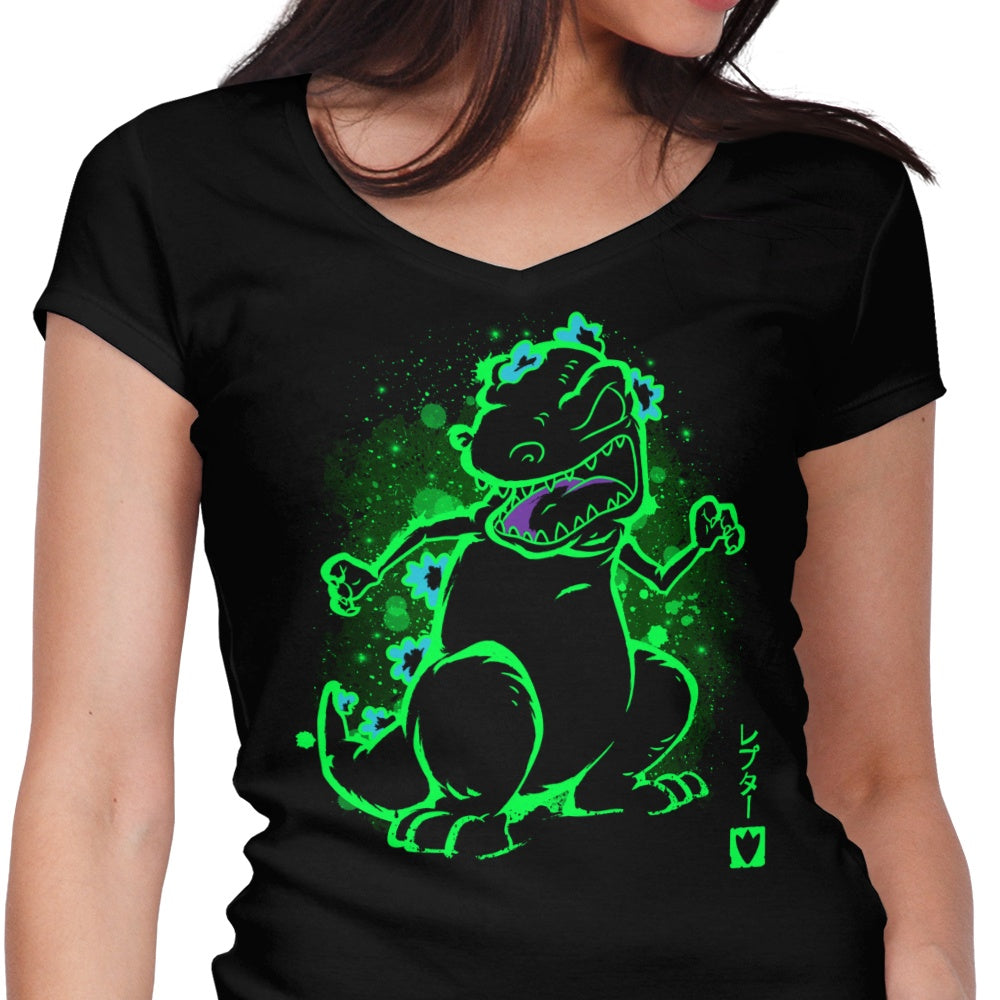 The Majestic Queen of the Ozone - Women's V-Neck T-Shirt