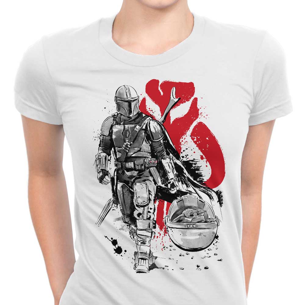 Dr. Monekers' Lone Hunter and Cup Women's Fashionable T - Shirts