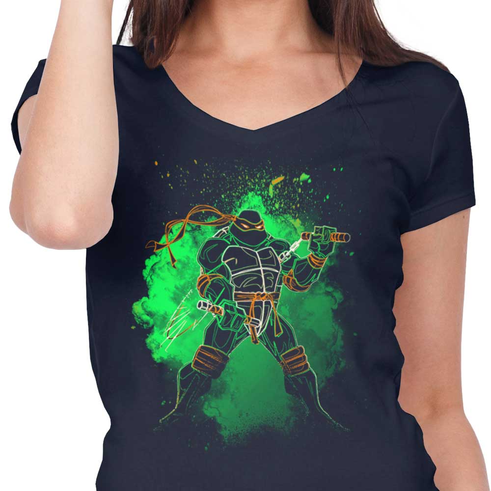 Women's V-Neck with the Essence of the Nunchaku