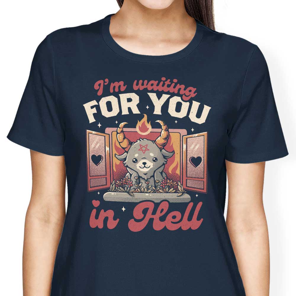 Elegant Women's T-Shirts - 'Waiting for You' Collection