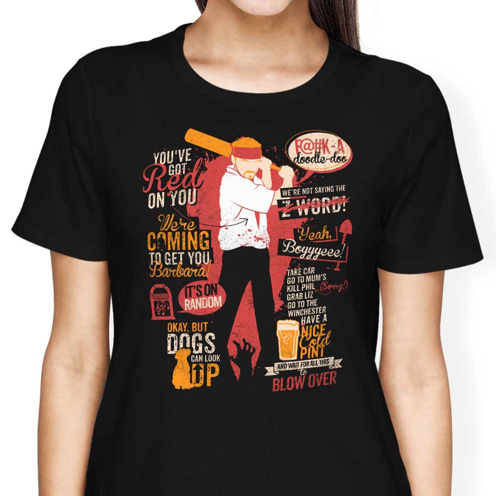 Shaun Quotes Women's Comfortable Cotton Apparel