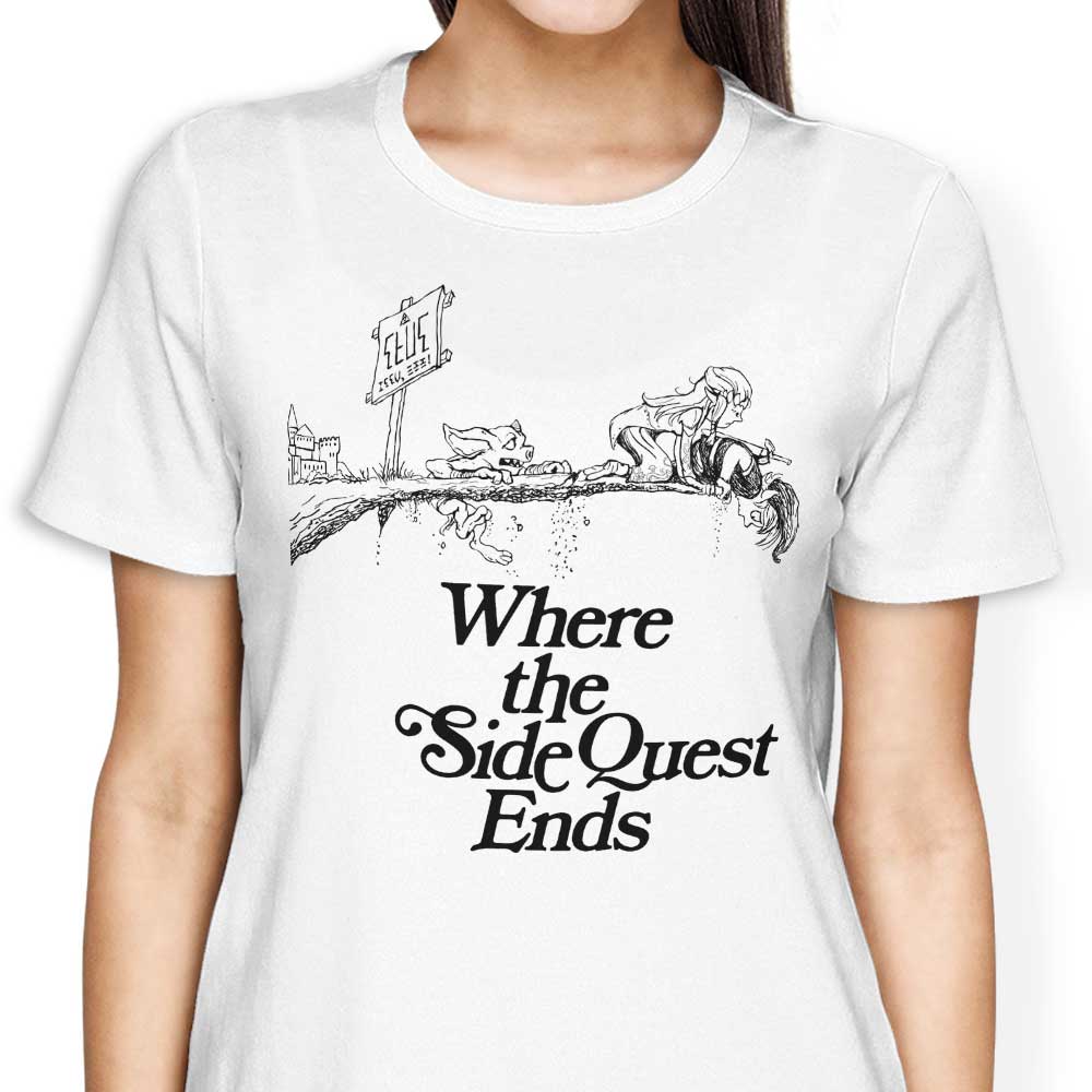 DJKopet's 'Where the Side Quest Ends' Women's Stylish Apparel