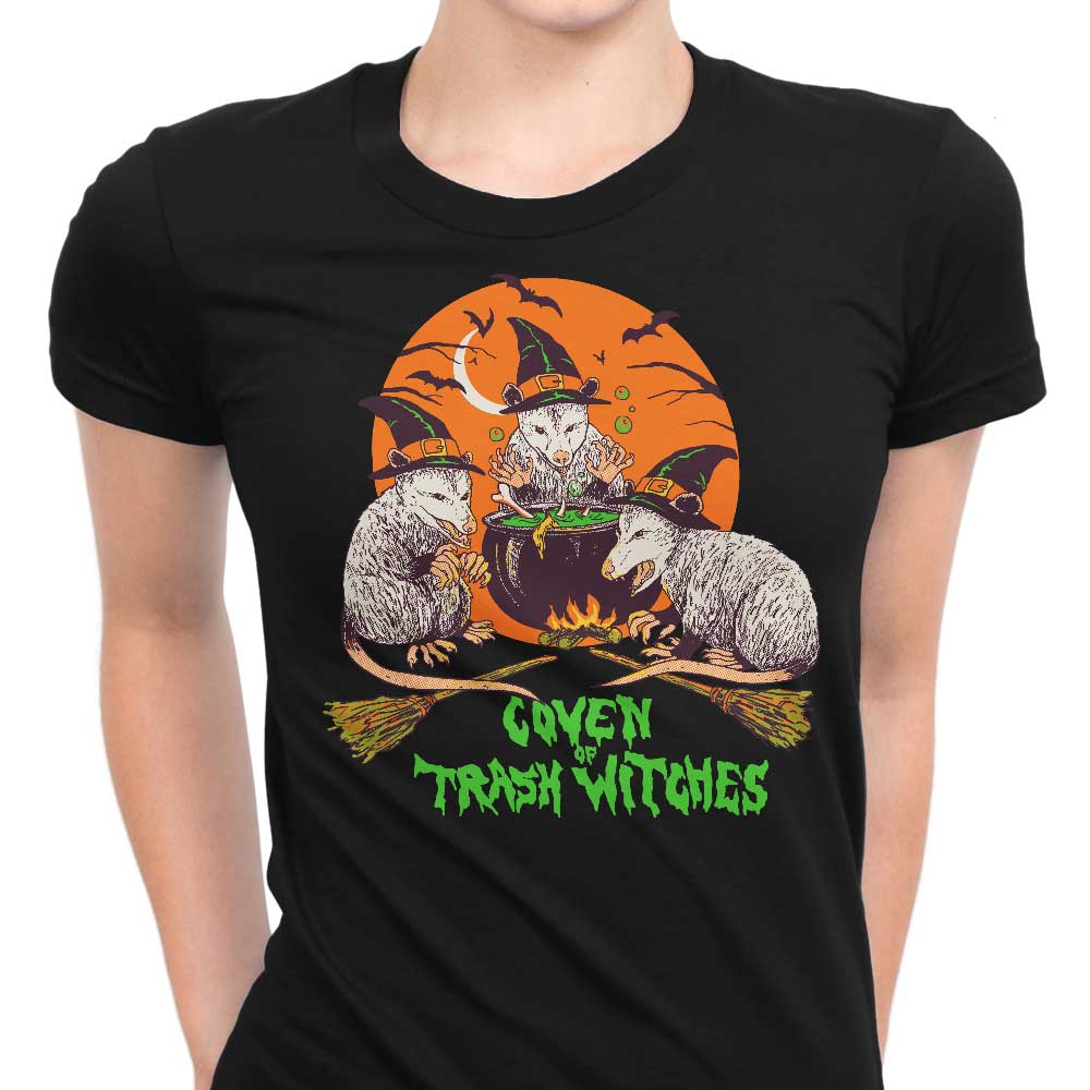 Stylish Women's Apparel: Coven of Trash Witches T-Shirts