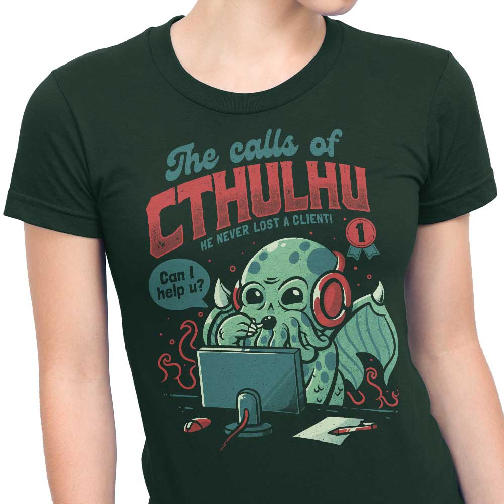 Eerie Cthulhu Calls - Stylish Women's T-Shirts Collection