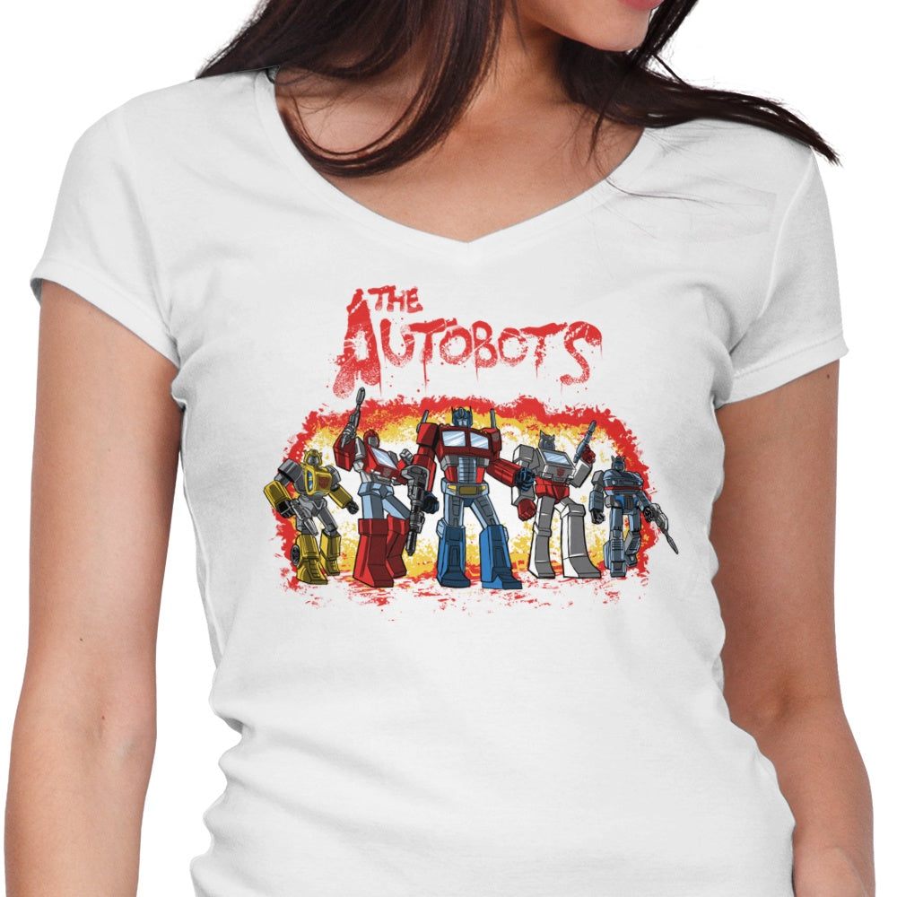 Zascanauta's Stylish Women's Autobots V-Neck Top