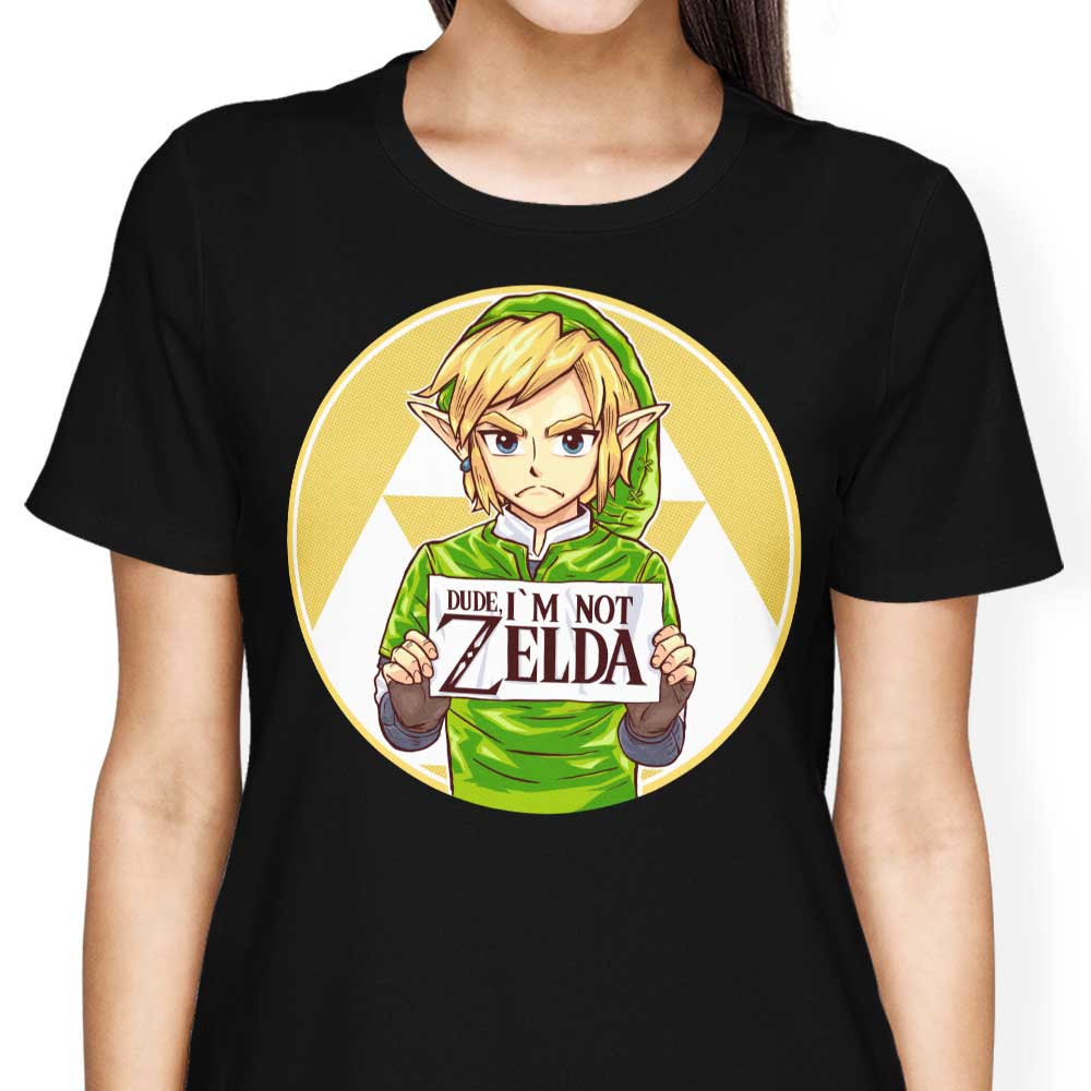 Women's 'I'm Not Zelda' Stylish Apparel from Rustenico
