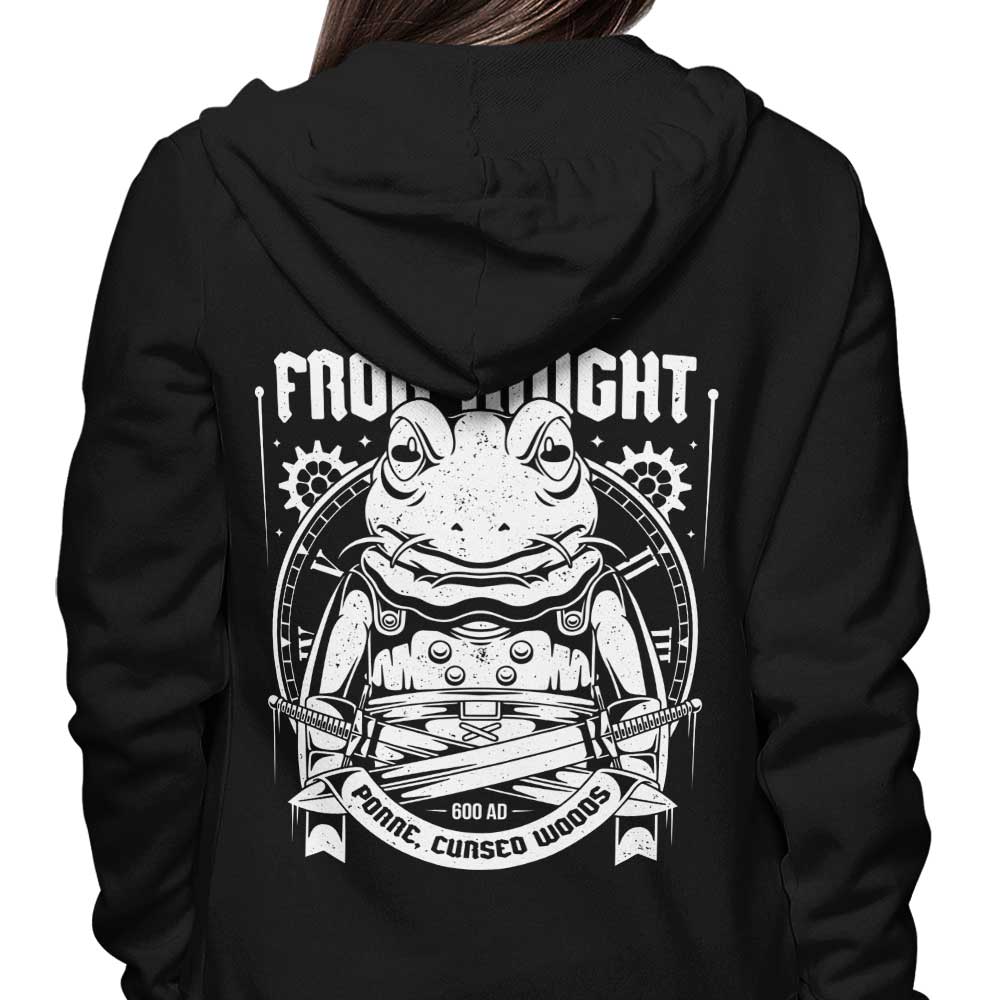Alternative Frog Knight Stylish Hoodie by Alundrart Design