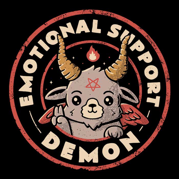 Women's Emotional Support Demon Clothing Apparel