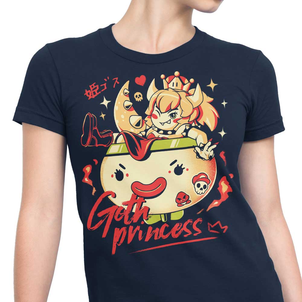 Stylish Goth Princess Women's Apparel - T-Shirts in Various Sizes