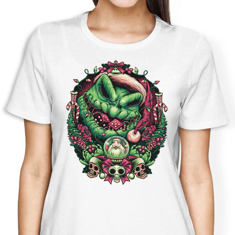 Glitchygorilla's Christmas Boogeyman Women's Clothing Collection - T-Shirts and Premium T-Shirts