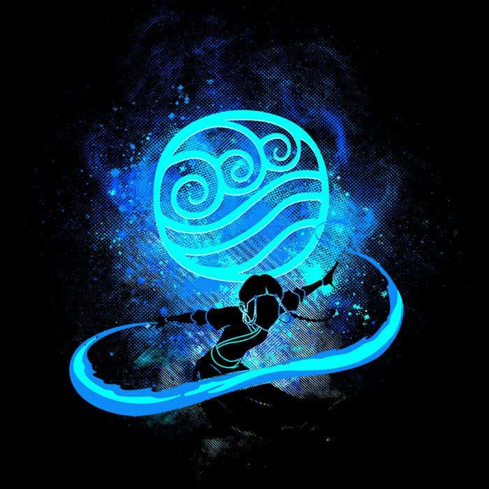 Women's Fashion Apparel - Water Bender Art Inspired Clothing