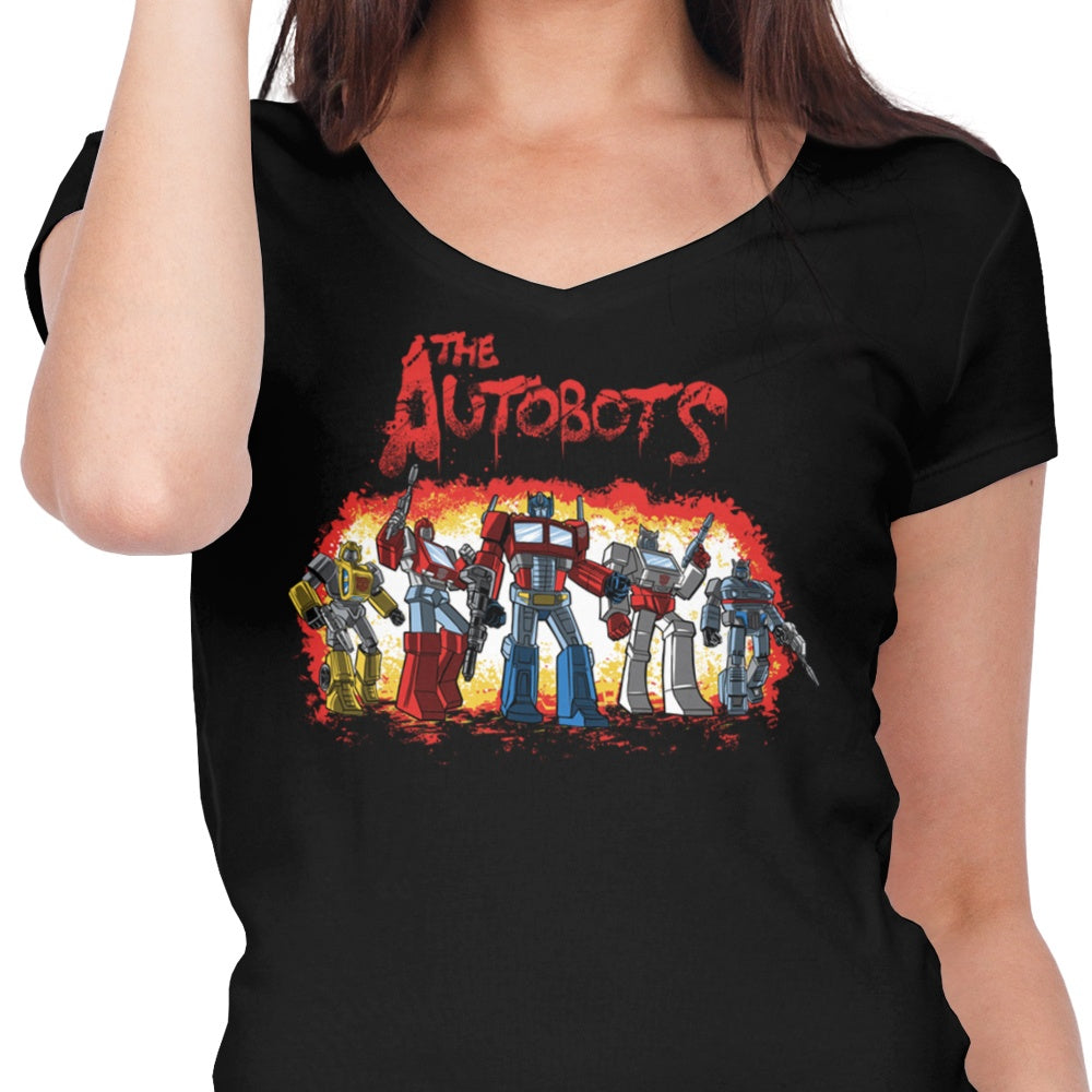 Zascanauta's Stylish Women's Autobots V-Neck Top
